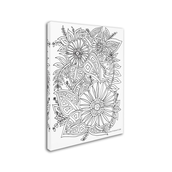 Jessica Putnam 'Floral 38' Canvas Art,18x24